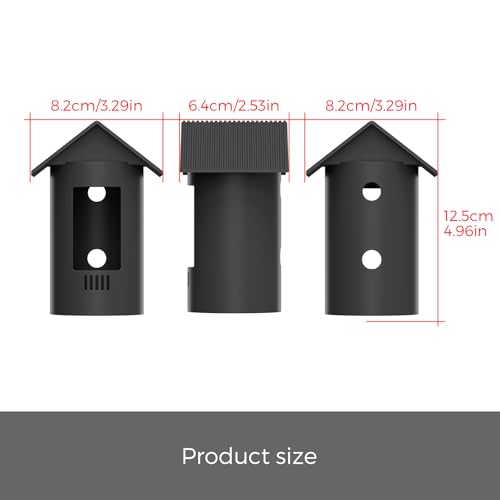 honecumi siliconen hoes voor Ring Outdoor Cam/Stick Up Cam – weerbestendige beschermhoes met dakdesign, UV- & regenbescherming, ideaal accessoire voor Ring Outdoor beveiligingscamera buitencamera - Afbeelding 4