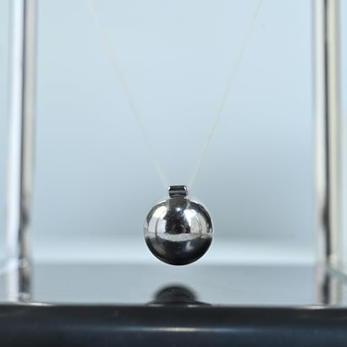 Image of ZAICUS Newton's Cradle Pendulum Ball - Classic Office Desk Decor Toy for Focus | Motion Physics Gadget | Gift for Science Lovers- 4 Inch
