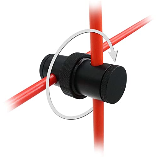 Golf Alignment Stick Connector Professional Swing Trainer Adjustable Sticks Rods Practice Equipment for Men Women Indoor Outdoor Golfing Accessory (1 Pack Connector)