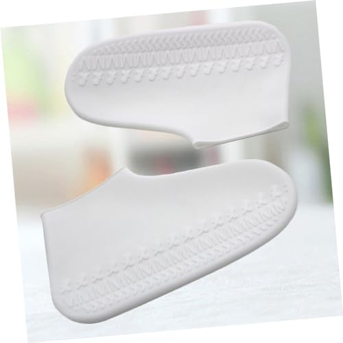 SUPVOX 2 pares cubre zapatos para niños, cubiertas impermeables antideslizantes de silicona para adultos y niños miniatura 4