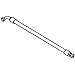 Mtd 727-04362 Log Splitter Hydraulic Hose Genuine Original Equipment Manufacturer (OEM) Part
