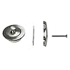 Danco Universal Lift and Turn Bath Drain Trim Kit with Overflow, Brushed Nickel, 89239