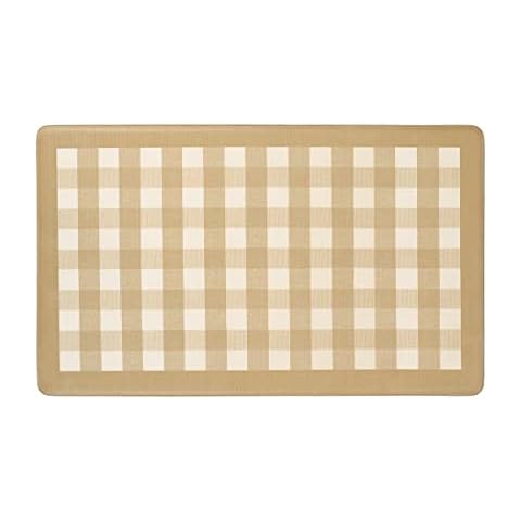 Achim Anti-Fatigue Floor Mat - Buffalo Check Taupe Cover