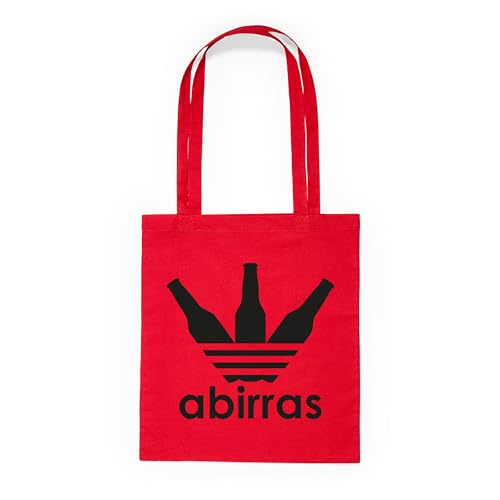 El Desván Nerd Abirras - Bolso de tela tote bag (Rojo)