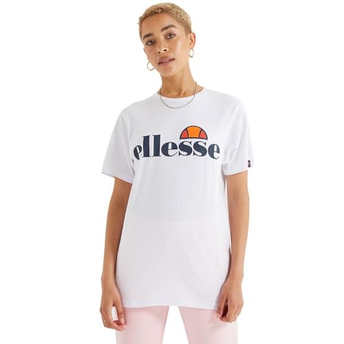 Image of ellesse Women's Albany T-Shirt, White, 10 (S)