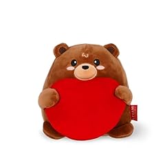 Idea Regalo - Legami - Peluche Plush Super Soft!, Tema Teddy Bear, Formato Mini, con Carta d'Identità personalizzabile, Sta in Piedi da Solo, 14x15x12 cm