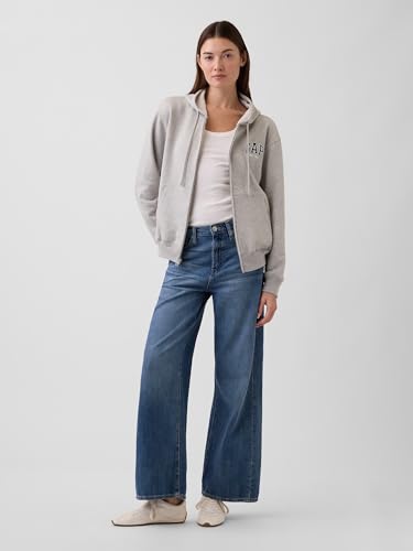 Image of GAP Women's Est. 1969 Hooded Logo Full Zip