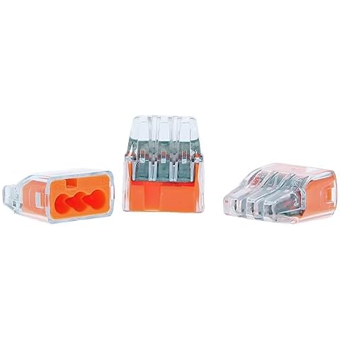 IDEAL Electrical 30-1033P Orange in-Sure Push-in 3-Port Connectors (100-Pack) Cover