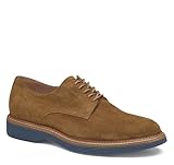 Johnston & Murphy Jenson Plain Toe Lace-Up Dress Casual Shoe, Snuff Suede, 9 M