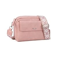 Gladdon sac bandouliere femme, petit sacoche femme bandoulière, sac à main en cuir léger et imperméable avec bandoulière amovible pour un usage quotidien