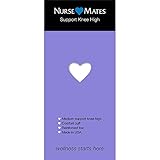 Nurse Mates Women's Support Knee Highs 2 Pair Pack Hosiery Large White
