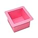 X-Haibei Large Cube Square Silicone Mold for Soap, Candle, Resin, Cake, and Cheese - 500ml, Food-Grade, Easy Release, Perfect for Beginners