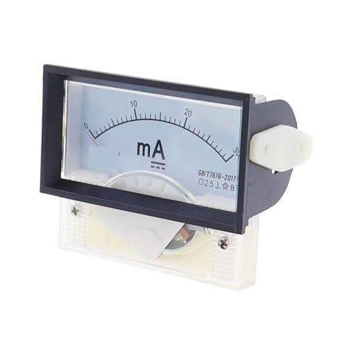 Milliampèremètre CC 85C17 indicateur analogique rectangle 10mA