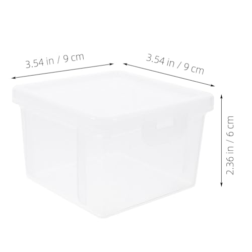 Caja plástica protectora para monederos 2 piezas transparente miniatura 2