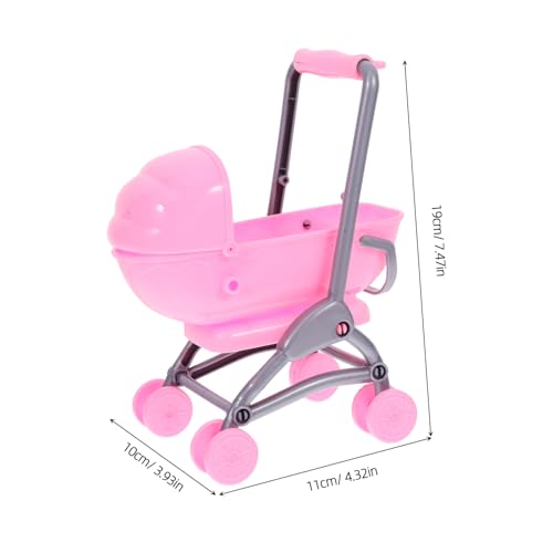 PartyKindom Puppenwagen Puppenhaus Zubehör Realistische Spielwagen Deko Kunststoff Modell für Kinderzimmer und Bastelprojekte Fördert Eltern Junge Mädchen Spielspaß – Bild 8