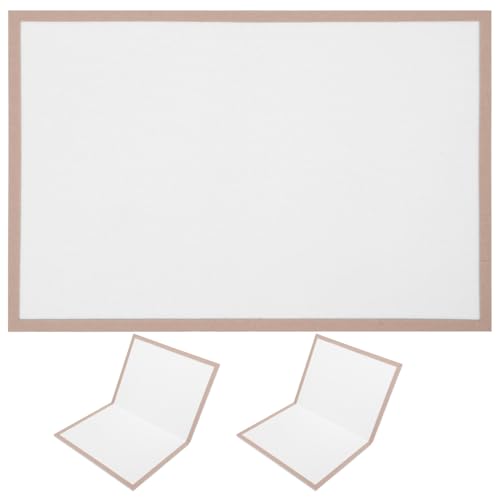 minkissy Tapis de Puzzle Antidérapant en Polyester avec Cadre, Pliable et Portable, Lot de 3 Pièces, pour Soirées en Famille et Voyages