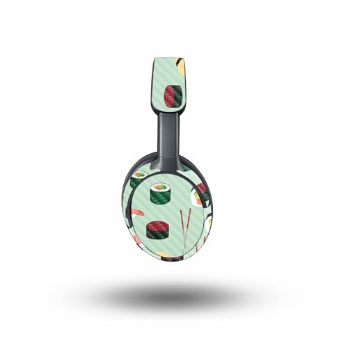 Image of MightySkins Carbon Fiber Skin Compatible with Bose QuietComfort Ultra - Sushi | Protective, Durable Textured Carbon Fiber Finish | Easy to Apply, Remove, and Change Styles