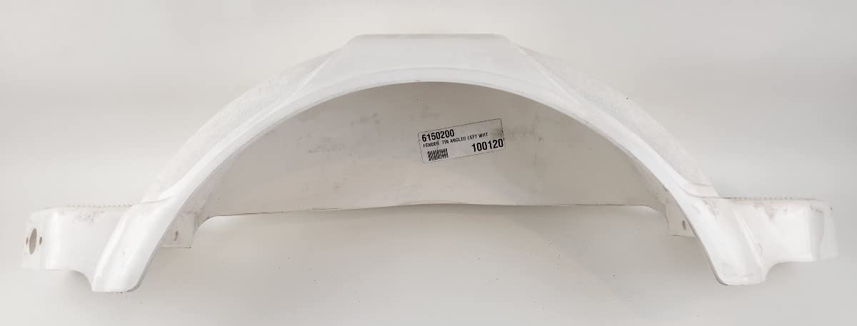 SHORE LAND'R Shorelander 6150200 Left Side White Poly Trailer Fender for 12