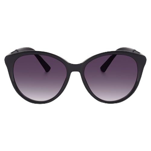 Image of Sunglasses for Women, Cateye Frame, Brown Gradient Lenses, Round Cat Eye Style