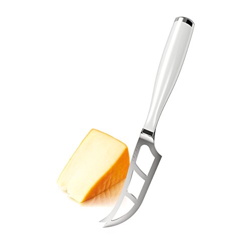 Boska Weichkäsemesser in Elfenbein/Silber, Edelstahl, 27 x 9 x 3 cm
