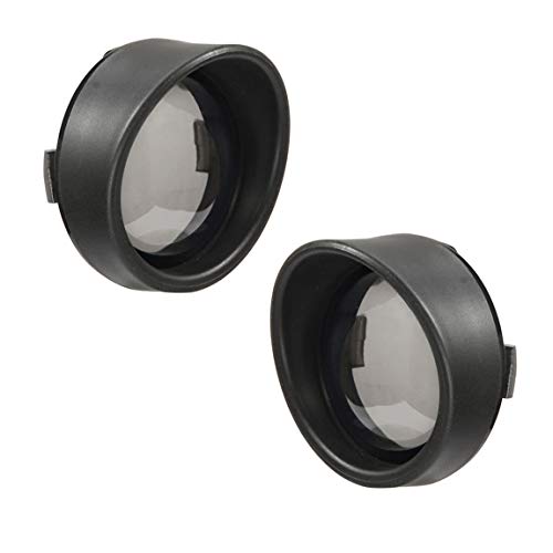 PBYMT Smoke Lens Cover, Bullet Turn Signal Light Bezels,Black Visor Style, Compatible for Harley Dyna Street Glide Road Softail Custom Cruiser 1986-2020