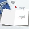 Fathers Day Card Gift for Dad from Daughter Son, Minimalist Premium Design, Funny Father's Day Decoration Ideas