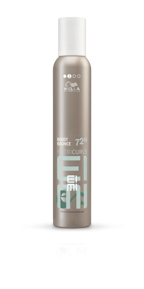 Wella EIMI Nutricurls Boost Bounce – Locken Gel & Boost-Schaumfestiger, Haar Mousse für Locken & Haar Volumen, Schutz beim Föhnen gegen Hitze und Austrocknen, 300ml