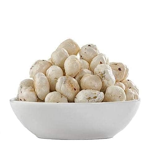 Phool Mak.hana Lot.us Seeds Pop Gorgon Nut Puffed Kernel (Makhana) Grade Big Size Pouch 250 g