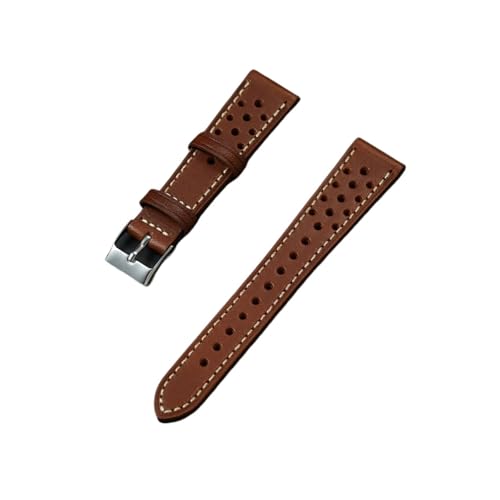 HMFang {vrvXgbv Ervoh 20mm 22mm Y fB[X nhCh Xeb` XguXbg(Dark Brown,20mm)