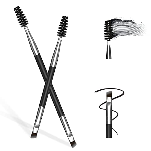 Imethod Angled Eyebrow Lamination Brush & Eyebrow Spoolie Brush Brow Lamination Brush Professional Brow Color Kit Brush #TOP17