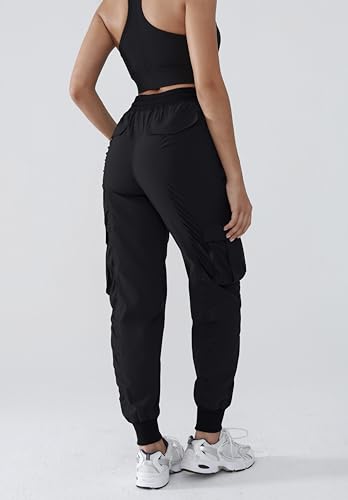 Lightweight Workout Joggers for Women 30" High Waisted Outdoor Running Casual Track Pants with Pockets2