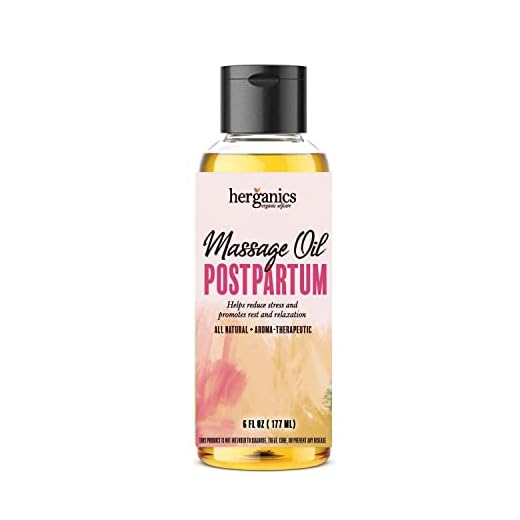 Postpartum Essentials Body & Massage Oil for Post Partum Recovery and Postpartum Care, C Section and After Birth Essentials for Mom, Postpartum Recovery, kit for Women After Birth,
