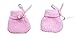 FLVFF BABY Fashion Newborn Boy's Girl's Unisex Warm Winter Crochet Set 4 Pieces (White/Pink)