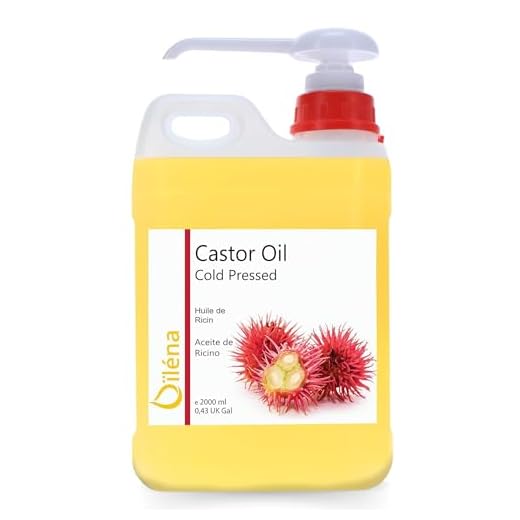 Aceite Ricino Puro, Castor Oil, Acelera Crecimiento Cabello, Pestañas, Barba y Uñas. Sérum Anticaída Pelo Hombre y Mujer 100% Vegano - 5000 ml 5 L
