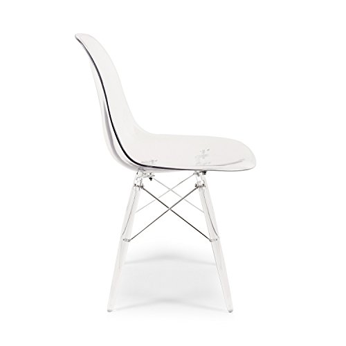 Stilnovo The Mid-Century Eiffel Dining Chair, Clear #TOP3