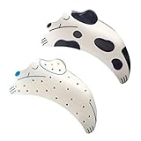 Cute Dog Hair Clips,Claw Clips for Girls,Acetate Hair Clips for Women,Pack of 2