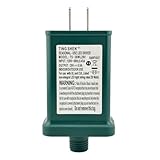 Goodsby Class 2 LED Transformer for Christmas X-Mas Tree Lights, Holiday Lighting, LED String Light 29V 0.9A Power Supply 26W Raintight US Plug Power Adapter UL-Listed TS-26WL29V (Right Positive)