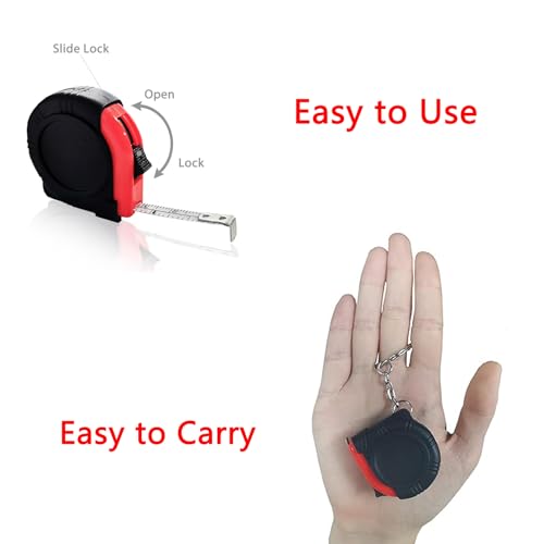 4 pack mini cinta métrica retráctil para niños 1 m miniatura 3