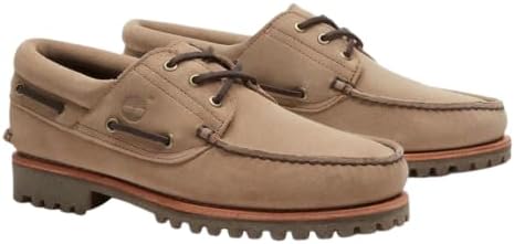 Timberland Authentic Boat Shoe Rust Full Grain W AAD - DK Grey 43.5, Et5 Taupe Suede, 9.5 US