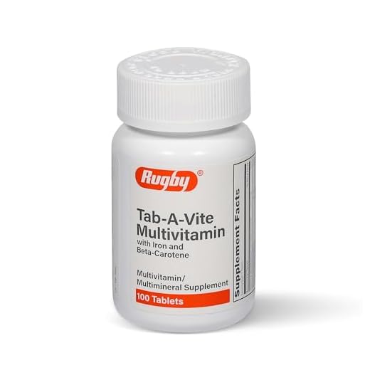 Rugby Tab-A-Vite Multivitamin with Iron