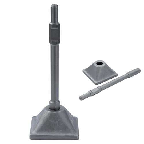 TOPWAY PH65 Jack Hammer Ground Tamper 9KG 30mm Shank Tamper and Plate, for Jack Hammer Electric Demolition Concrete Breaker 121146
