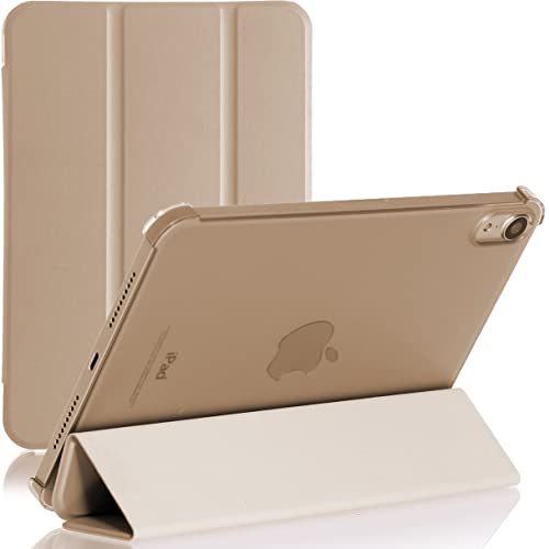 PROTech Case for iPad Mini 6 (8.3 Inch, 6th Generation, 2021 Release), Slim Stand Hard Back Shell Protective Smart Cover Case (Gold)