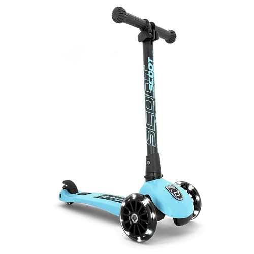 Scoot and Ride Highwaykick 3 LED Tekerlekli Çocuk Scooter, Turkuaz, 170301-96356