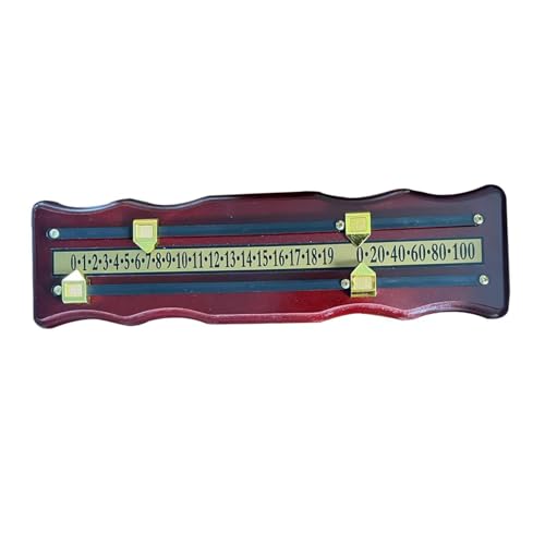 Tableau de score shuffleboard bois compteur points billard accessoire snooker mural - 4
