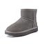 Grey Genuine Suede