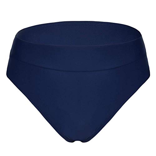 Firpearl Women's High Waisted Bikini Bottoms Tummy Control Swim Shorts Swim Brief Us10 Navy #TOP3