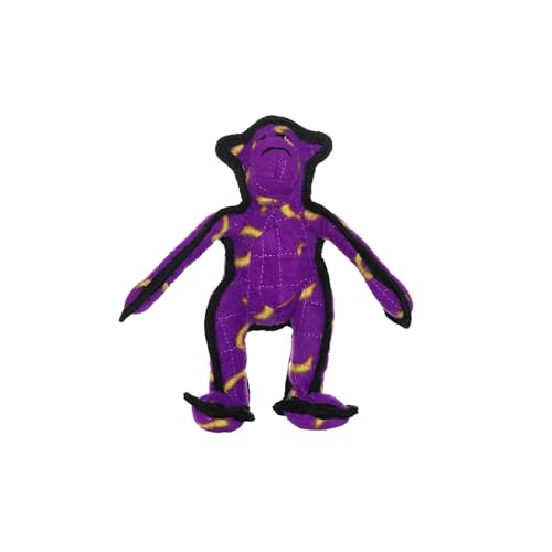 TUFFY - World's Tuffest Soft Dog Toy - Zoo Junior Monkey - Squeakers - Multiple Layers. Made Durable, Strong & Tough. Interactive Play (Tug, Toss & Fetch). Machine Washable & Floats
