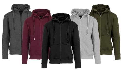 Men’s Fleece-Lined Full-Zip Hoodie2