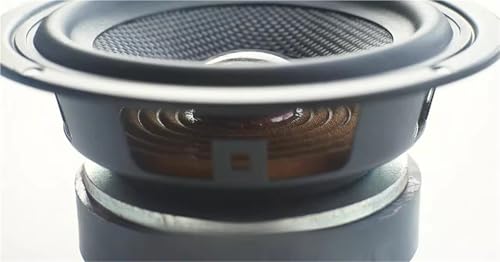 SLEEMNG Haut-Parleur tressé avec Caisson de Basses, 4 Pouces, 6 Ohm, 25 Watts de diamètre, Haut-Parleur à Double Aimant, 1 pièce – vue 4
