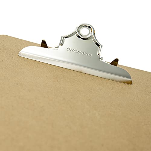 Officemate Recycled Wood Clipboards, 6 Inch Clip, 12 Pack Clipboards, Letter Size (9 x 12.5 Inches), Brown (83712) image 4